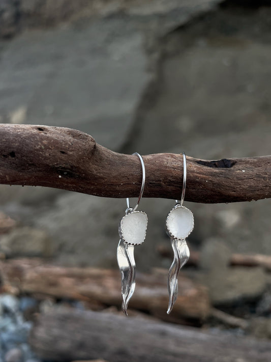 Laminaria Earrings-Moon