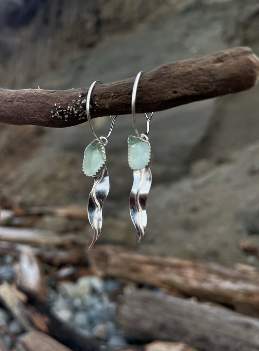 Laminaria Earrings-Moon Jelly